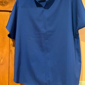 Chic Royal Blue A-Line Skirt